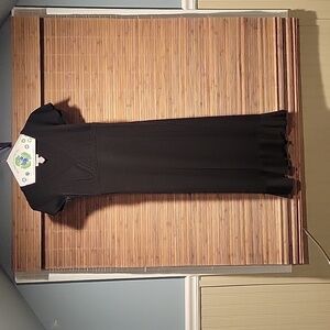 Ann Taylor Black Short Sleeve Dress, Size 2
